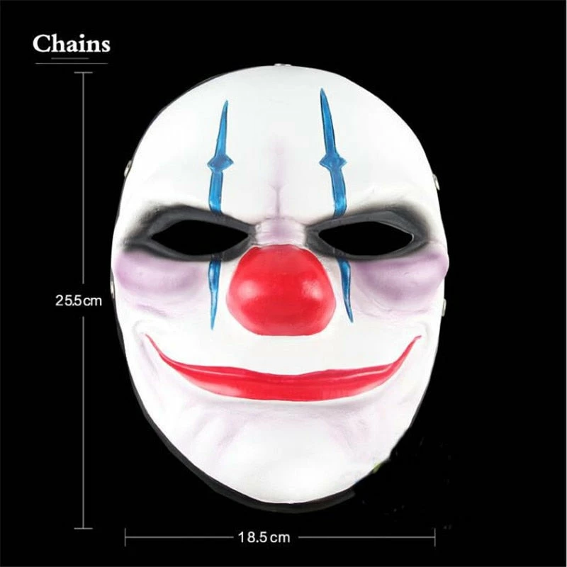 Surprise Party Favor Supermarket Halloween Mask Payday 2 Mask Resin The Heist Dallas/Wolf/Chains/Hoxton Cosplay Halloween Horror Clown Masquerade Cosplay Carnaval Costume Men 8 Surprise Party Favor Supermarket Halloween Mask Payday 2 Mask Resin The Heist Dallas/Wolf/Chains/Hoxton Cosplay Halloween Horror Clown Masquerade Cosplay Carnaval Costume Men