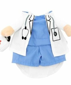 Gomaomi Official Store Pet Halloween Doctor Costume Dog Jeans Clothes Cat Funny Apperal Halloween Pets Accessories