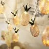 GLOBO MEJOR Store Pineapple LED Lamp String Christmas Decorations For Tree 1.5/3M Fruit Battery Box High Quality Wall Home Hanging Ornaments