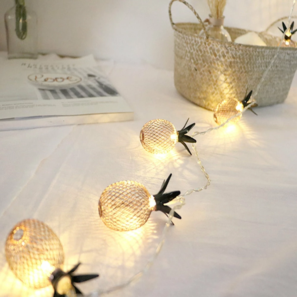 GLOBO MEJOR Store Pineapple LED Lamp String Christmas Decorations For Tree 1.5/3M Fruit Battery Box High Quality Wall Home Hanging Ornaments 5 GLOBO MEJOR Store Pineapple LED Lamp String Christmas Decorations For Tree 1.5/3M Fruit Battery Box High Quality Wall Home Hanging Ornaments