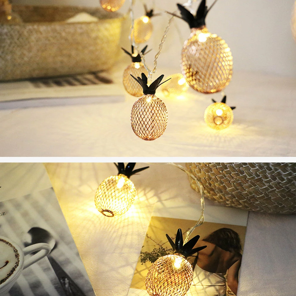 GLOBO MEJOR Store Pineapple LED Lamp String Christmas Decorations For Tree 1.5/3M Fruit Battery Box High Quality Wall Home Hanging Ornaments 7 GLOBO MEJOR Store Pineapple LED Lamp String Christmas Decorations For Tree 1.5/3M Fruit Battery Box High Quality Wall Home Hanging Ornaments