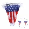 Onlineamericanstore Patriotic Theme Party Supplies Plastic 4th Of July American Flag Party Decoration Bunting Flags Photo Booth Props Favors Pennant Banner