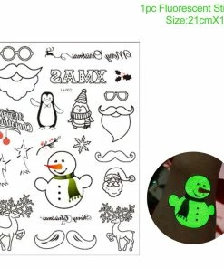 The American Store QIFU Christmas Tree Decorations Window Sticker Christmas Decoration For Home Xmas Decor Merry Christmas 2018 Happy New Year 2019