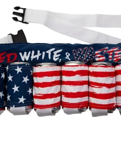 The American Store USA Americana Themed Beverage Holder Beer Belt Drink Holder Clothing Accessories 14 The American Store USA Americana Themed Beverage Holder Beer Belt Drink Holder Clothing Accessories