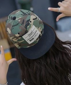 XGY Store Rock Style Hot Camouflage Hip Hop Street Skateboard Baseball Cap Leisure Adjustable Hat Snapback Cap For Men Women Couple Gifts