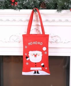 Ur Cabinet Store Santa Claus Kids Candy Present Bags Handbag Pouch Wedding Sack Gift Bag New Arrival Dropshipping Christmas Gift Bag Collection