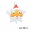 Party Balloon Santa Claus Foil Balloons Merry Christmas Party Decoration Helium Balloon Christmas Tree Big Inflatable Toy Xmas Candy Cane Star