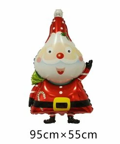 Party Balloon Santa Claus Foil Balloons Merry Christmas Party Decoration Helium Balloon Christmas Tree Big Inflatable Toy Xmas Candy Cane Star 26 Party Balloon Santa Claus Foil Balloons Merry Christmas Party Decoration Helium Balloon Christmas Tree Big Inflatable Toy Xmas Candy Cane Star