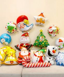 Party Balloon Santa Claus Foil Balloons Merry Christmas Party Decoration Helium Balloon Christmas Tree Big Inflatable Toy Xmas Candy Cane Star 27 Party Balloon Santa Claus Foil Balloons Merry Christmas Party Decoration Helium Balloon Christmas Tree Big Inflatable Toy Xmas Candy Cane Star
