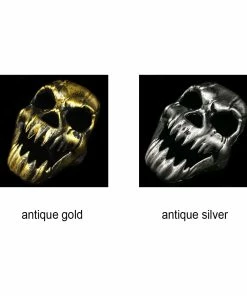 C-reative Life Store Scary Ghost Skull Skeleton Mask Antique Fangs Skull Mask Halloween Cosplay Creative Party