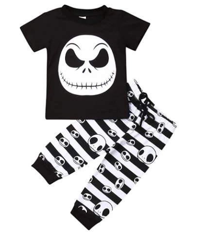 Baby & Children's Clothes Store Halloween Kids Costumes New Halloween Skull Clothes Set Baby Boy Cotton T-shirt Top Harem Pant Black&White Infant Outfit Children Tracksuit Set 12 Baby & Children's Clothes Store Halloween Kids Costumes New Halloween Skull Clothes Set Baby Boy Cotton T-shirt Top Harem Pant Black&White Infant Outfit Children Tracksuit Set