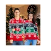 Online American Store Winter Christmas Sweater Men Women Warm Printed Knitted Jumper Top Couple Lovers Xmas Pullover Casual Loose Ladies Male Sweaters