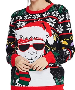 Online American Store Winter Christmas Sweater Men Women Warm Printed Knitted Jumper Top Couple Lovers Xmas Pullover Casual Loose Ladies Male Sweaters