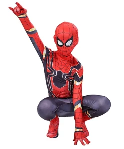 Onlineamericanstore Halloween Cosplay Costumes 3D Style Spiderman Costume For Kids