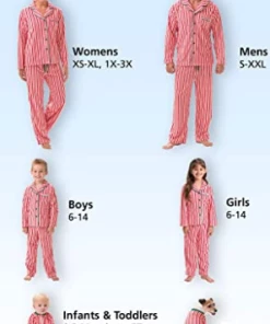 The American Store Family Matching Christmas Pajamas Set Adult Women Men Kids Stripe Sleepwear Nightwear 2017 New Arrival Fall Family Match Pjs Set Christmas Family Collection