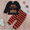 Darlingbaby Store Halloween Kids Costumes Fashion Baby Clothes Toddler Kids Suit 2Pcs Witches Ain't Loyal Print Top+Stripe Pant Halloween Costume Clothing Set 2 Darlingbaby Store Halloween Kids Costumes Fashion Baby Clothes Toddler Kids Suit 2Pcs Witches Ain't Loyal Print Top+Stripe Pant Halloween Costume Clothing Set