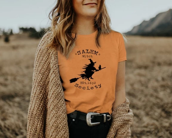 Kuakuayu-emilygu Store Halloween Women Clothing Kuakuayu-JF Women Vintage Fashion Coven Club T-Shirt Grunge Witch Black Tee Gothic Halloween Clothing 3 Kuakuayu-emilygu Store Halloween Women Clothing Kuakuayu-JF Women Vintage Fashion Coven Club T-Shirt Grunge Witch Black Tee Gothic Halloween Clothing