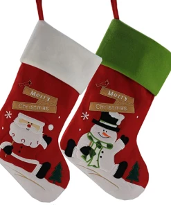 Elenxs Store Christmas Women Clothing 1 Pair Women Girls Christmas 3D Santa Claus Pattern Floor Cotton Stocking Gift Holders