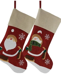 Elenxs Store Christmas Women Clothing 1 Pair Women Girls Christmas 3D Santa Claus Pattern Floor Cotton Stocking Gift Holders