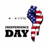 Online American Store Self-Adhesive Wall Sticker 4th Of July Removable Sticker PVC Wall Decal For Independence Day Family Shopping Mall Decoration