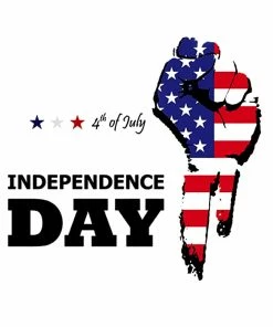 Online American Store Self-Adhesive Wall Sticker 4th Of July Removable Sticker PVC Wall Decal For Independence Day Family Shopping Mall Decoration