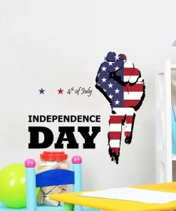 Online American Store Self-Adhesive Wall Sticker 4th Of July Removable Sticker PVC Wall Decal For Independence Day Family Shopping Mall Decoration 12 Online American Store Self-Adhesive Wall Sticker 4th Of July Removable Sticker PVC Wall Decal For Independence Day Family Shopping Mall Decoration
