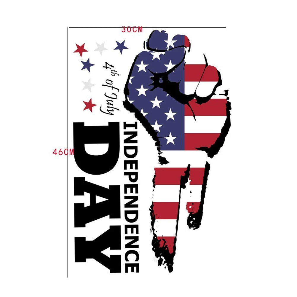 Online American Store Self-Adhesive Wall Sticker 4th Of July Removable Sticker PVC Wall Decal For Independence Day Family Shopping Mall Decoration 8 Online American Store Self-Adhesive Wall Sticker 4th Of July Removable Sticker PVC Wall Decal For Independence Day Family Shopping Mall Decoration