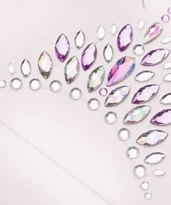 The American Store Shellhard 12 Styles Adhesive Sticky Gems Sticker Makeup Face Boob Jewel Crystal Festival Gems Party Makeup Stickers For Body Art Halloween Temporary Tekashi69 Tattoos