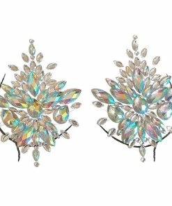 The American Store Shellhard 12 Styles Adhesive Sticky Gems Sticker Makeup Face Boob Jewel Crystal Festival Gems Party Makeup Stickers For Body Art Halloween Temporary Tekashi69 Tattoos