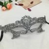 Wawots2018 Store Silver Hot Stamping Ladies Sexy Lace Masquerade Mask For Carnival Halloween Prom Half Face Ball Party Masks Cutout Eye Mask #35