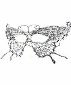 Wawots2018 Store Silver Hot Stamping Ladies Sexy Lace Masquerade Mask For Carnival Halloween Prom Half Face Ball Party Masks Cutout Eye Mask #35