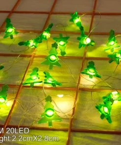 The American Store Snowman Christmas Tree LED Garland String Lights Christmas Decoration For Home 2019 Christmas Ornaments Navidad Natal New Year