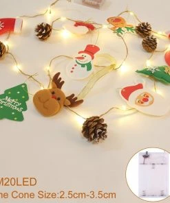 The American Store Snowman Christmas Tree LED Garland String Lights Christmas Decoration For Home 2019 Christmas Ornaments Navidad Natal New Year