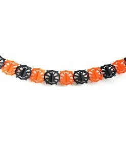 Lavender's Whispering Store Halloween Decorations Spider Pumpkin Scary Witch Garland Halloween Paper Haunted House Prop Useful