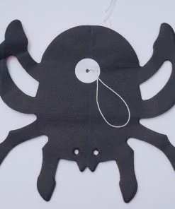 Lavender's Whispering Store Halloween Decorations Spider Pumpkin Scary Witch Garland Halloween Paper Haunted House Prop Useful