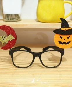 Exquisite Products For The Homedesign Store Spoof Props Pumpkin Kids Creative Party Decoration Festival Supplies Glasses Frame Bat Halloween 2019 New 1PC Children