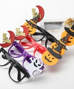 Exquisite Products For The Homedesign Store Spoof Props Pumpkin Kids Creative Party Decoration Festival Supplies Glasses Frame Bat Halloween 2019 New 1PC Children