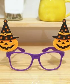 Exquisite Products For The Homedesign Store Spoof Props Pumpkin Kids Creative Party Decoration Festival Supplies Glasses Frame Bat Halloween 2019 New 1PC Children