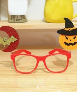 Exquisite Products For The Homedesign Store Spoof Props Pumpkin Kids Creative Party Decoration Festival Supplies Glasses Frame Bat Halloween 2019 New 1PC Children