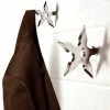 Celeste Store Stainless Steel Ninja Star Wall Hanger Coat Decorative Hook Creative Darts Decorative Hooks For Clothes Hangers Wall Hook Trending