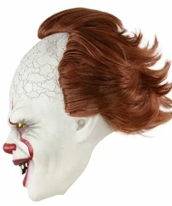 Labeol Store Stephen King's It Mask Pennywise Horror Clown Joker Mask Clown Mask Halloween Cosplay Costume Props