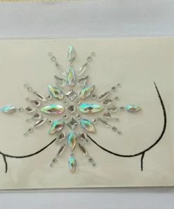 The American Store Halloween Temporary Tekashi69 Tattoos Sticker Temporary Tattoo Face Chest Jewel Crystal Gems Festival Party Makeup Stickers