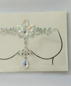 The American Store Halloween Temporary Tekashi69 Tattoos Sticker Temporary Tattoo Face Chest Jewel Crystal Gems Festival Party Makeup Stickers