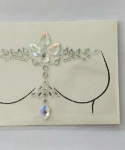 The American Store Halloween Temporary Tekashi69 Tattoos Sticker Temporary Tattoo Face Chest Jewel Crystal Gems Festival Party Makeup Stickers