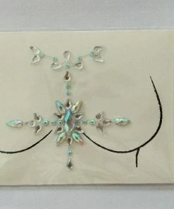 The American Store Halloween Temporary Tekashi69 Tattoos Sticker Temporary Tattoo Face Chest Jewel Crystal Gems Festival Party Makeup Stickers