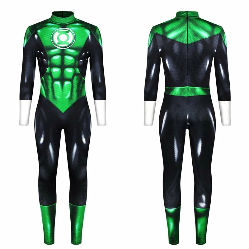 The American Store Superheroes Mens Costumes Superhero The Flash Green Lantern Jumpsuit Cosplay Costume Bodysuit Zentai Suit Halloween 3 The American Store Superheroes Mens Costumes Superhero The Flash Green Lantern Jumpsuit Cosplay Costume Bodysuit Zentai Suit Halloween