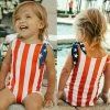 Onlineamericanstore TELOTUNY Girls Swimsuit Cotton 4th Of July Stars Striped Bikini Swimwear Bathing Suit 2019 Summer Toddler Baby Swimwear 19L0423