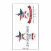 The American Store Tattoo Stickers US Country Flag Tattoo Stickers Body Face Art Tattoo Decals For National Day Independence Day 4th Of July
