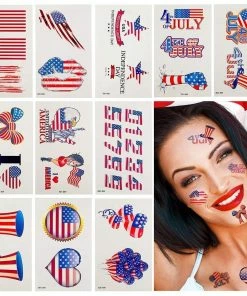 The American Store Tattoo Stickers US Country Flag Tattoo Stickers Body Face Art Tattoo Decals For National Day Independence Day 4th Of July 26 The American Store Tattoo Stickers US Country Flag Tattoo Stickers Body Face Art Tattoo Decals For National Day Independence Day 4th Of July