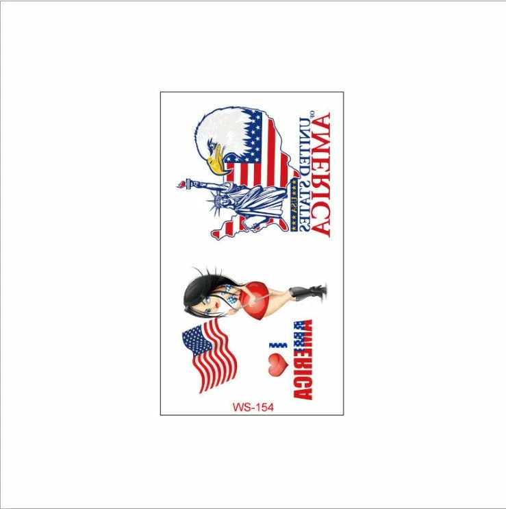 The American Store Tattoo Stickers US Country Flag Tattoo Stickers Body Face Art Tattoo Decals For National Day Independence Day 4th Of July 5 The American Store Tattoo Stickers US Country Flag Tattoo Stickers Body Face Art Tattoo Decals For National Day Independence Day 4th Of July